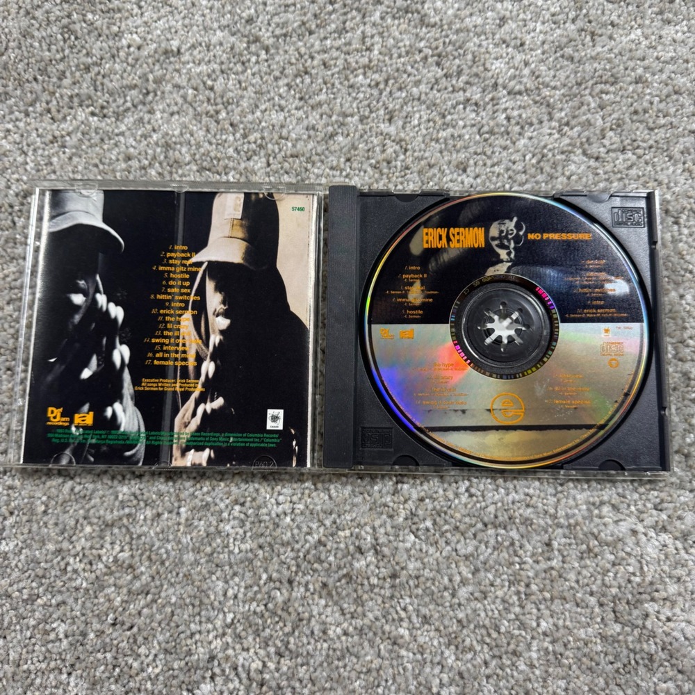 Erick Sermon No Pressure CD 1993 Def Jam Chaos Columbia OK 57460 EPMD Hip Hop - Picture 4 of 5